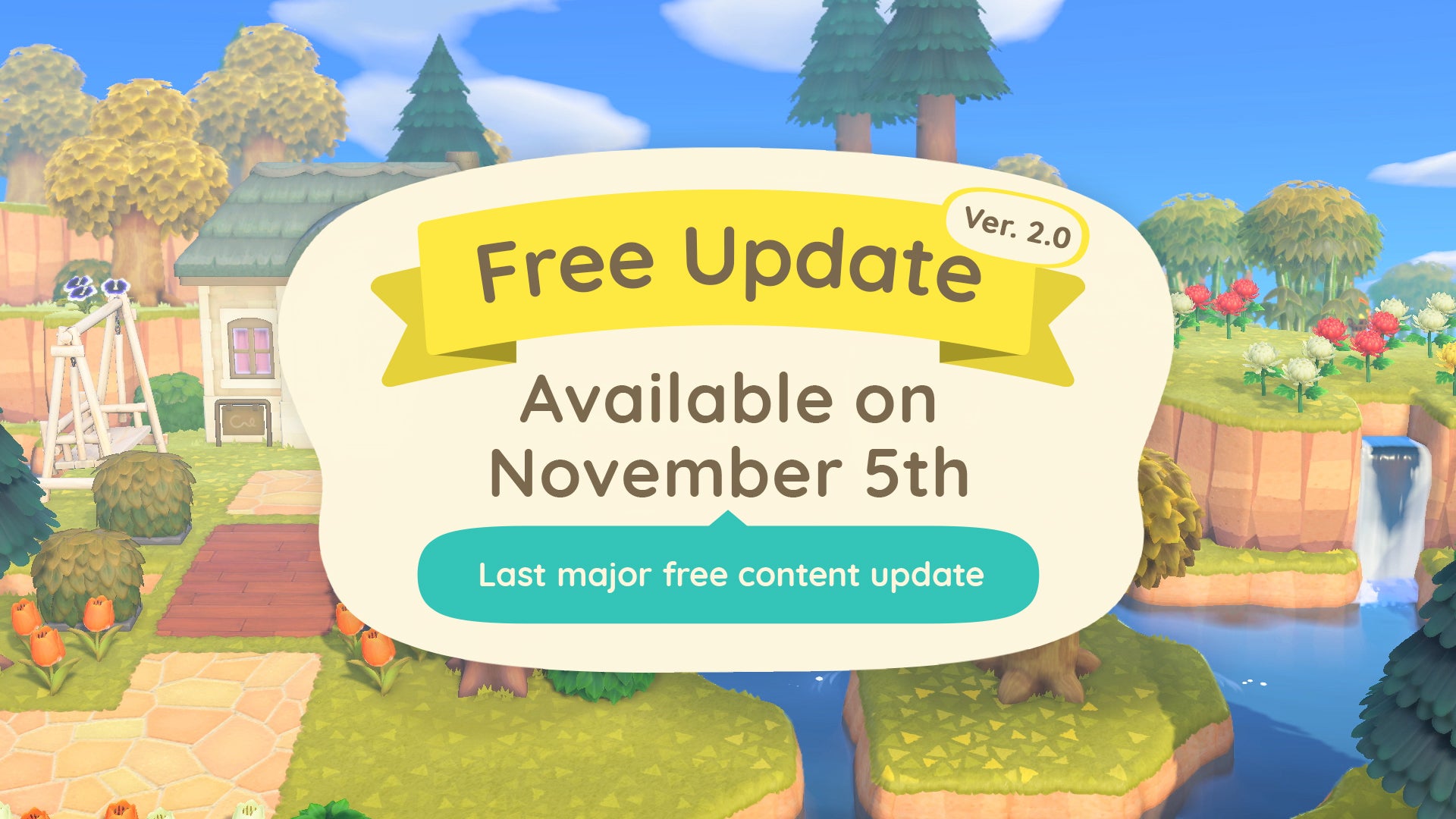 Animal Crossing New Horizons gets a final, enormous free update in